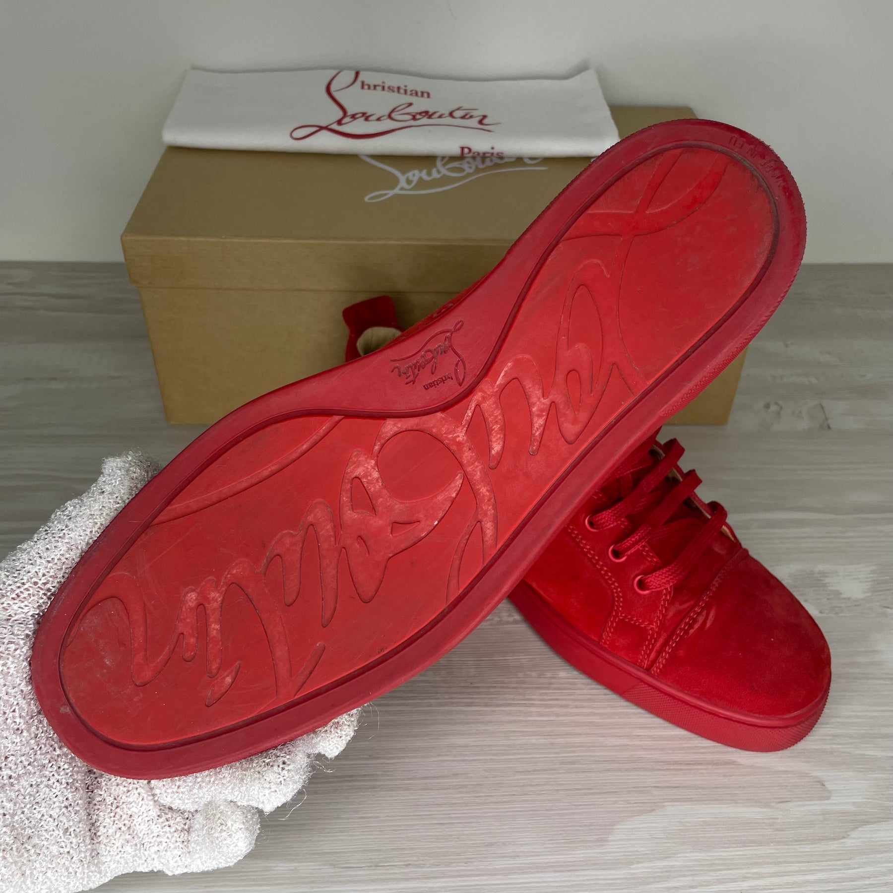 Christian Louboutin Sneakers, 'Loubi' Louis Junior (42.5)
