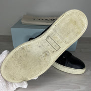 Lanvin Sneakers, 'Black Suede' Mat Toe (42)