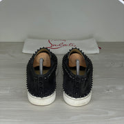 Christian Louboutin, 'Black Suede' Pik Boat (42)