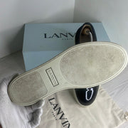 Lanvin Sneakers, Herre 'Sort' Lak Toe (43)