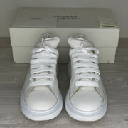 Alexander McQueen Sneakers, 'White Leather' Oversized (43)
