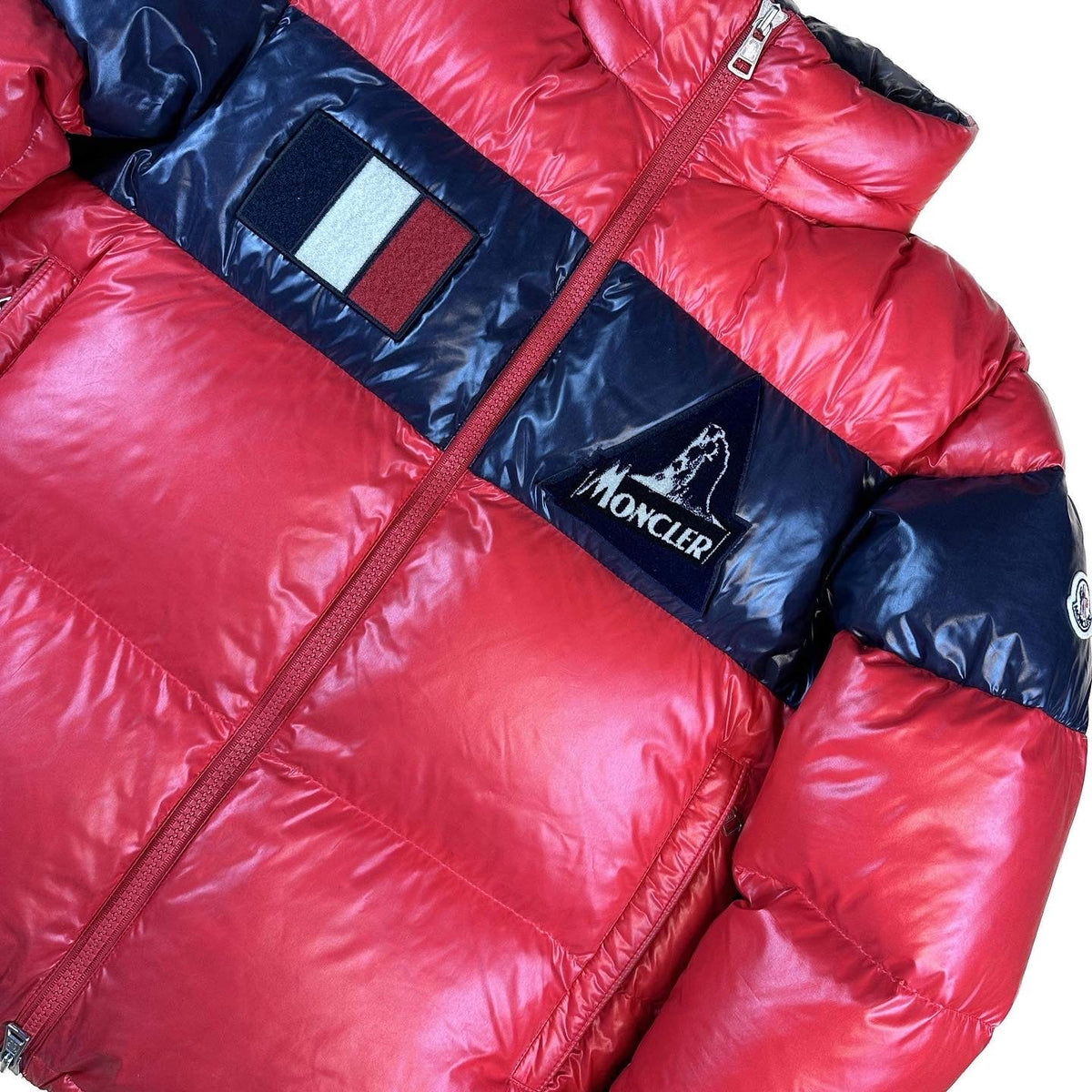 Moncler Vinterjakke, Herre 'Rød / Sort' Gary (M3 / Mrdium)