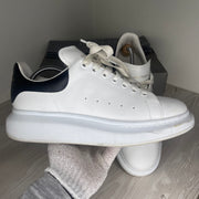 Alexander McQueen Sneakers, 'Black Heel' Leather Oversized (44.5)
