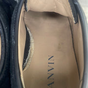 Lanvin Sneakers, Herre 'Sort' Lak Toe (43)
