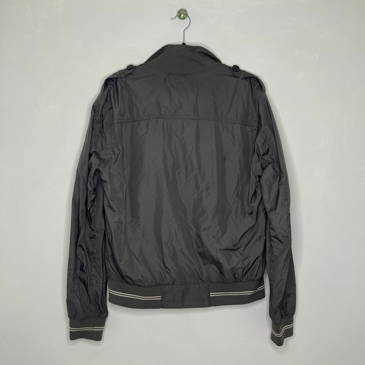 Moncler Vindjakke, Herre 'Grå' Delonix (M3 / Large) 🪸