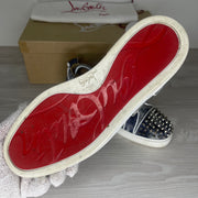 Christian Louboutin Sneakers, 'Multi Silver' Junior Spikes (41)