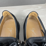 Giuseppe Zanotti, 'Black Leather' Frankie (40)