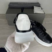 Alexander McQueen Sneakers, 'Black Leather' Oversized (40)