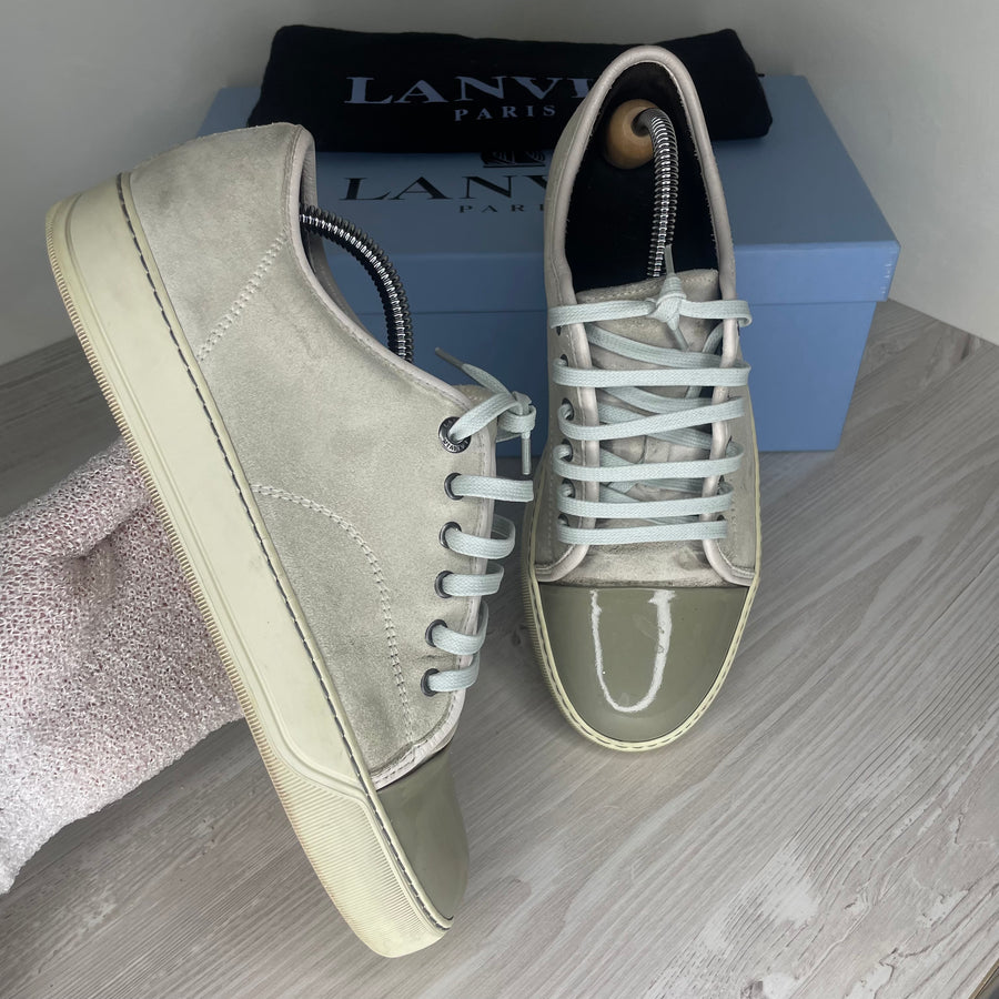 Lanvin Sneakers, Lyse Grå 'Lak Toe' (40)