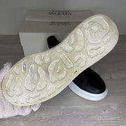 Alexander McQueen Sneakers, 'Black Leather' Oversized (46)