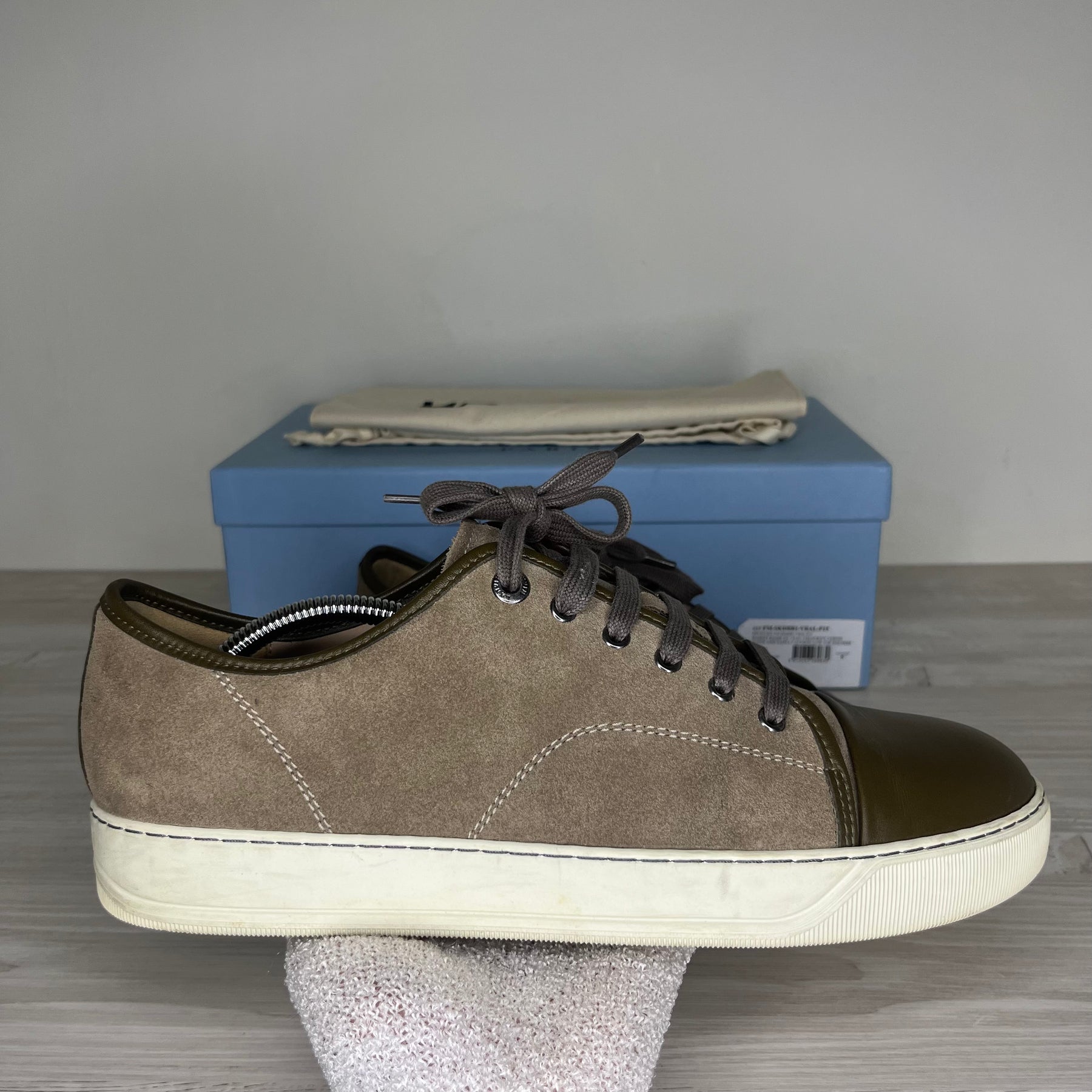 Lanvin Sneakers, Herre ‘Brun’ Mat Toe (44)