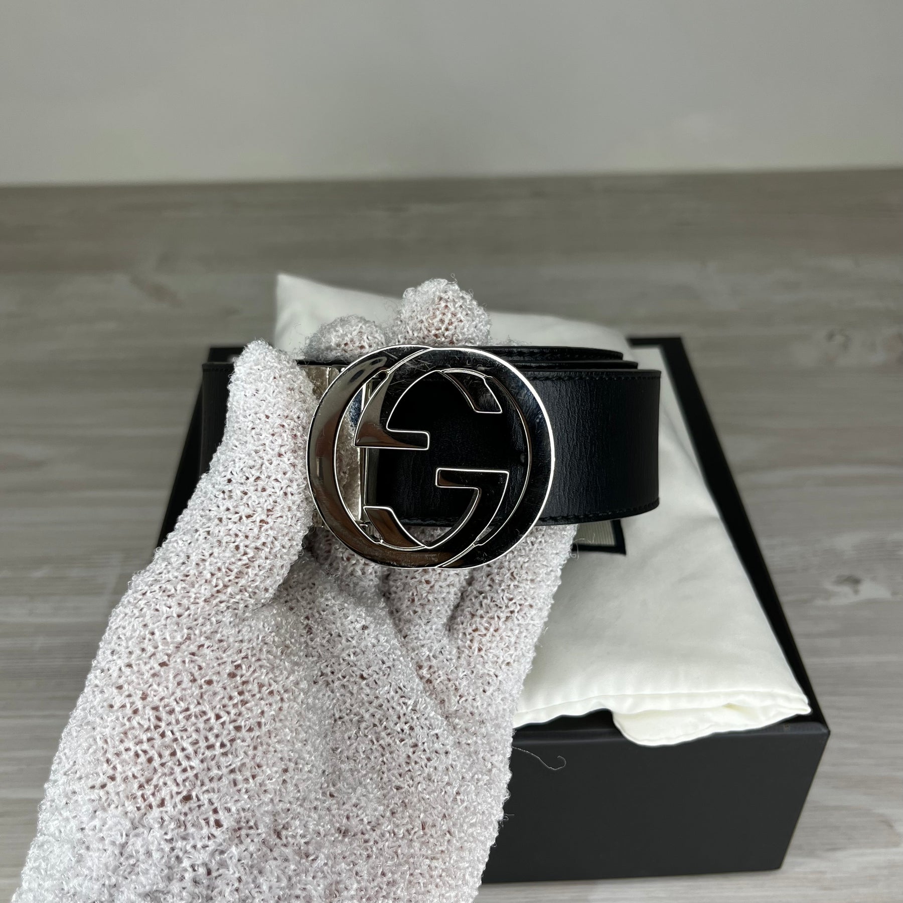 Gucci Bælte, Reversible GG Supreme Belt (90)