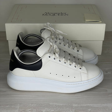 Alexander McQueen Sneakers, 'White Leather' Oversized (41)