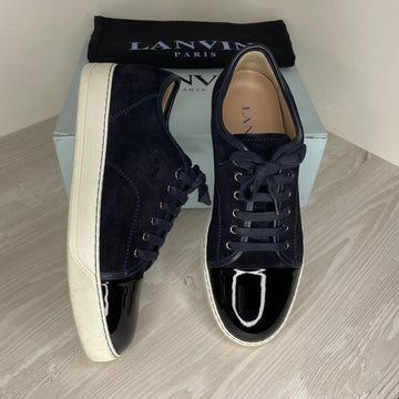 Lanvin Sneakers, Cap Toe Navy (41)