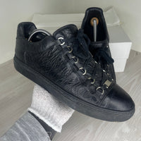 Balenciaga Sneakers, 'Black Leather' Arena (42)