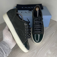 Lanvin Sneakers, Dark Green 'Lak Toe' (40)