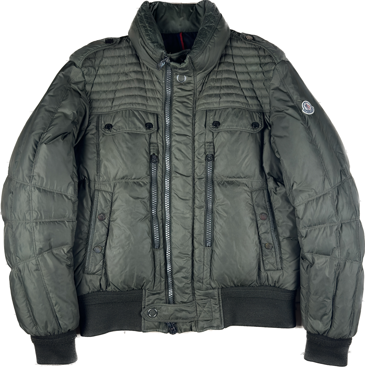 Moncler VinterJakke, Herre 'Grøn' Giubotto (M5 / X-Large)