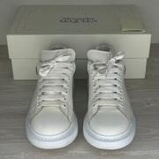 Alexander McQueen Sneakers, 'White Leather' Oversized (41)