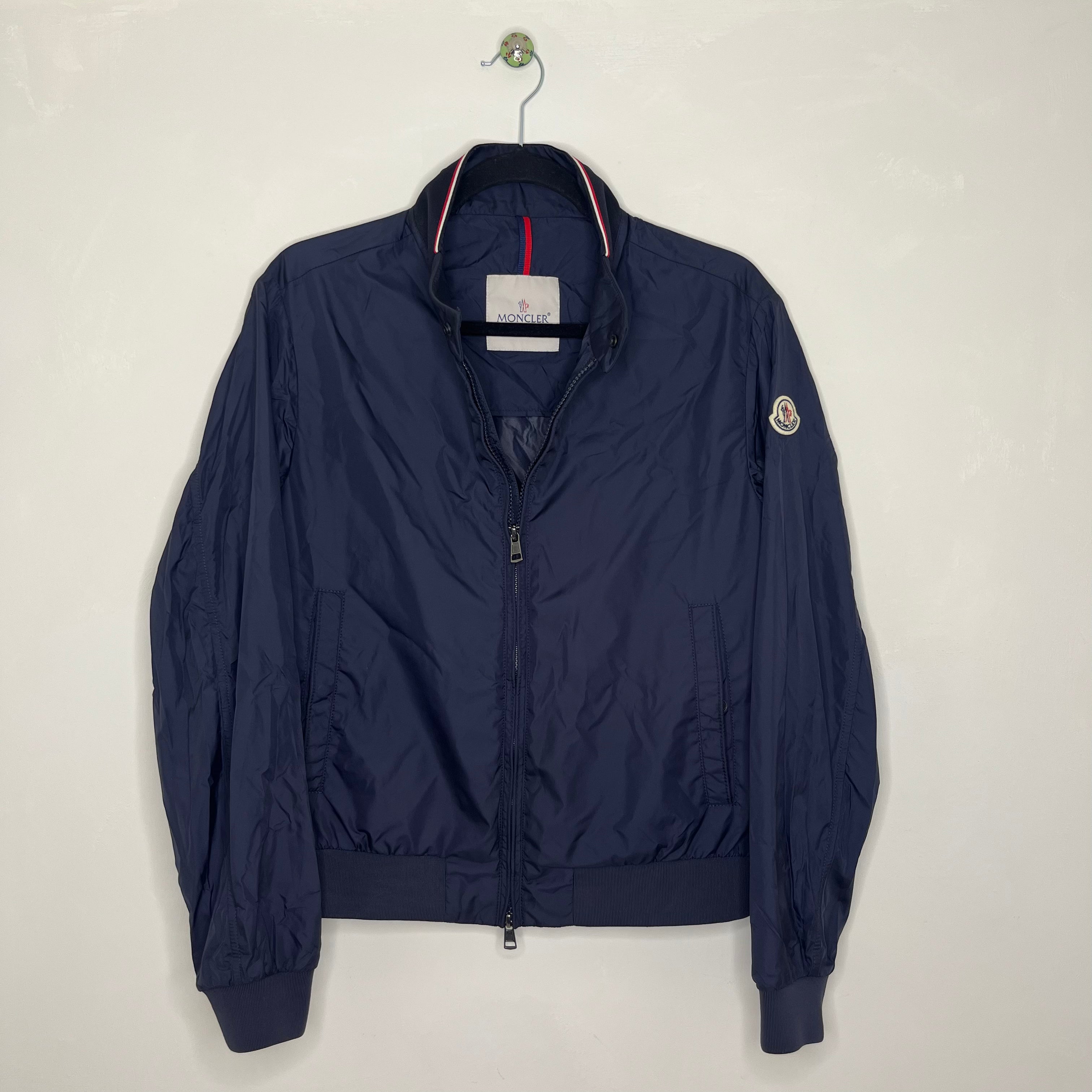 Moncler Vindjakke, Herre 'Navy Blå' Reppe (M2) ⭐️