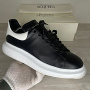Alexander McQueen Sneakers, 'Black Leather' Oversized (46)
