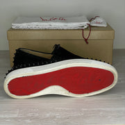 Christian Louboutin Sneakers, 'Black Suede' Pik Boat (43)