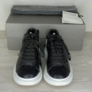 Alexander McQueen Sneakers, 'Black Leather' Oversized (40)