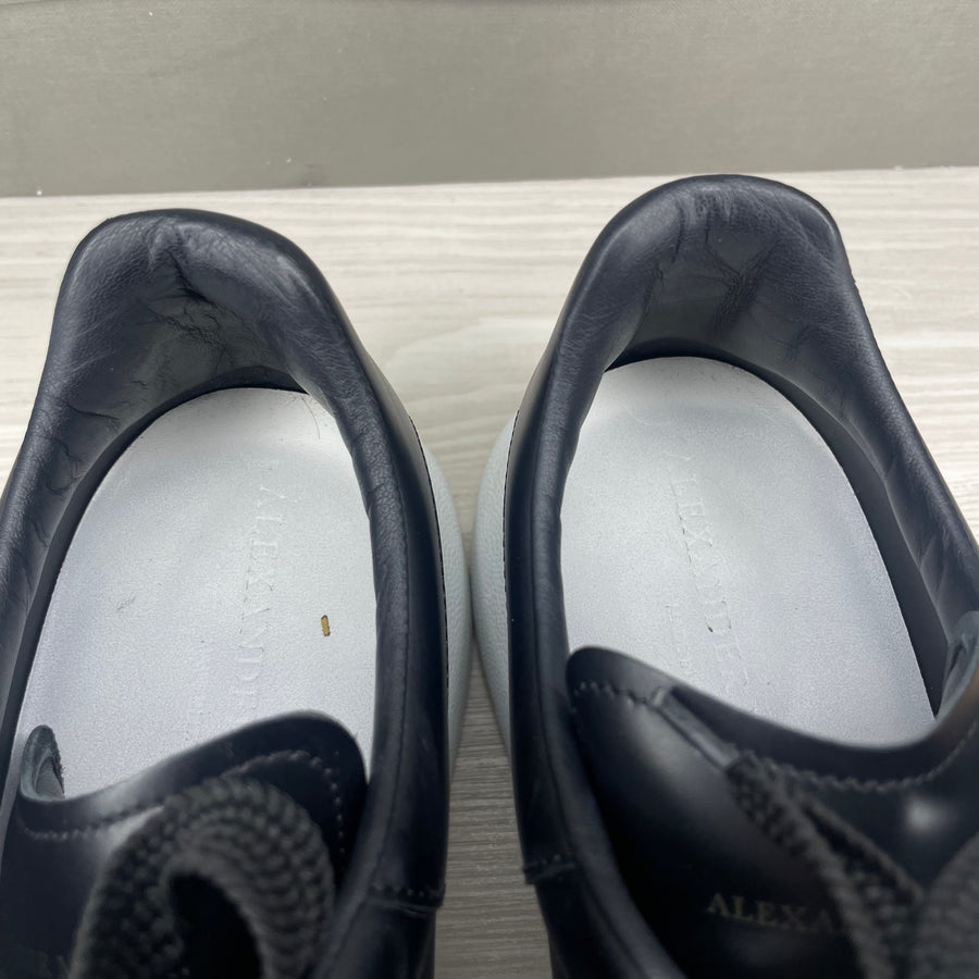 Alexander McQueen Sneakers, 'Black Leather' Oversized  (41)