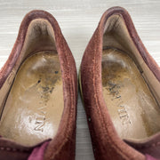 Lanvin Sneakers, 'Bordeaux Suede' Mat Toe (42)