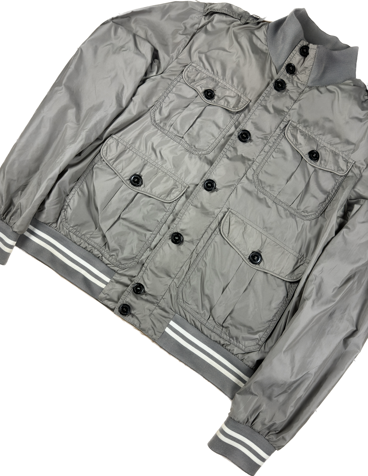 Moncler Vindjakke, Herre 'Grå' Delonix (M5)