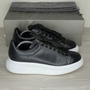 Alexander McQueen Sneakers, 'Black Leather' Oversized  (41)