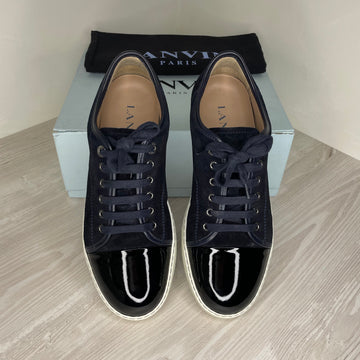 Lanvin Sneakers, Cap Toe Navy (41)