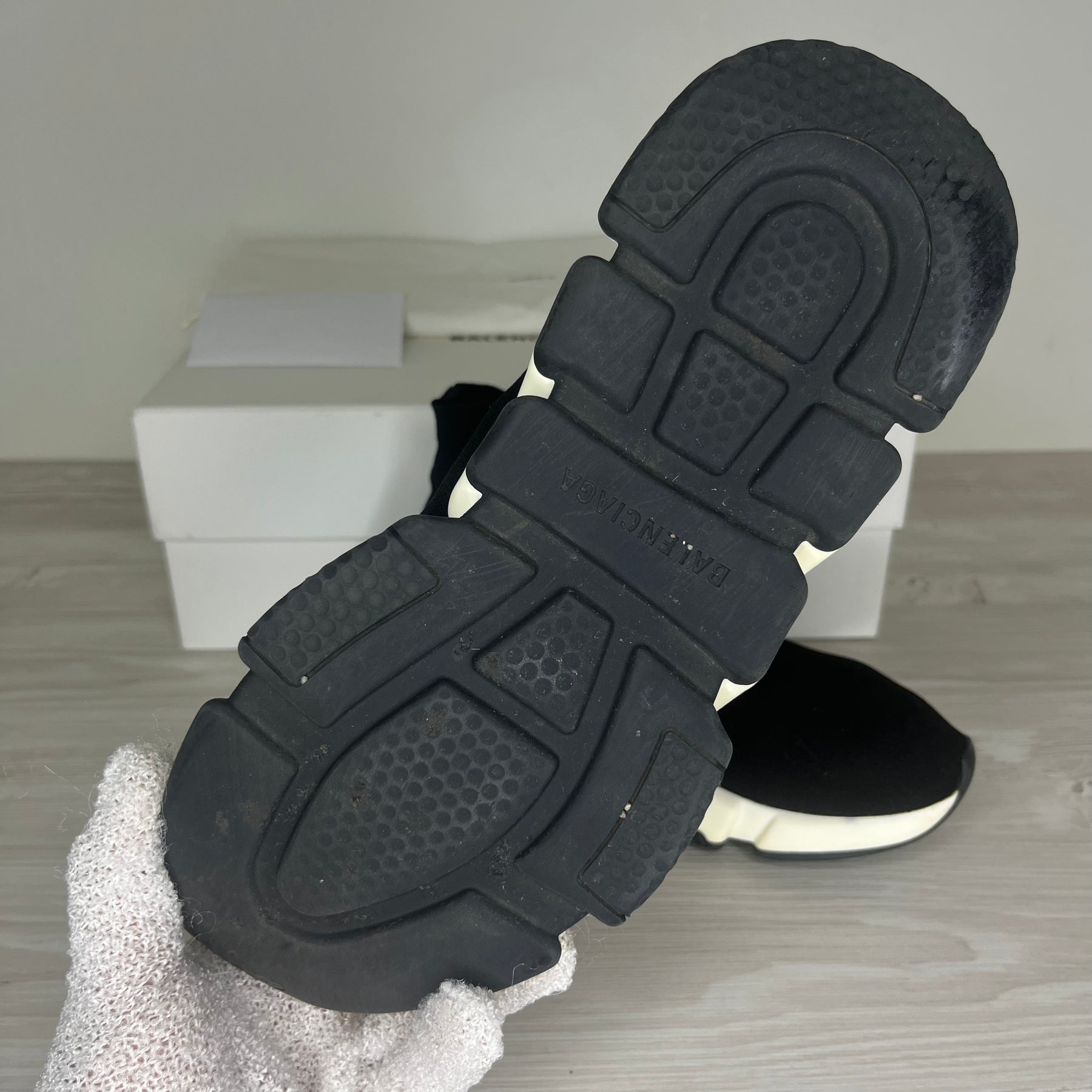 Balenciaga Sneakers, Black Speed Trainers (40)