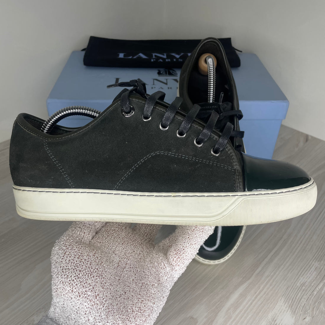 Lanvin Sneakers, Dark Green &