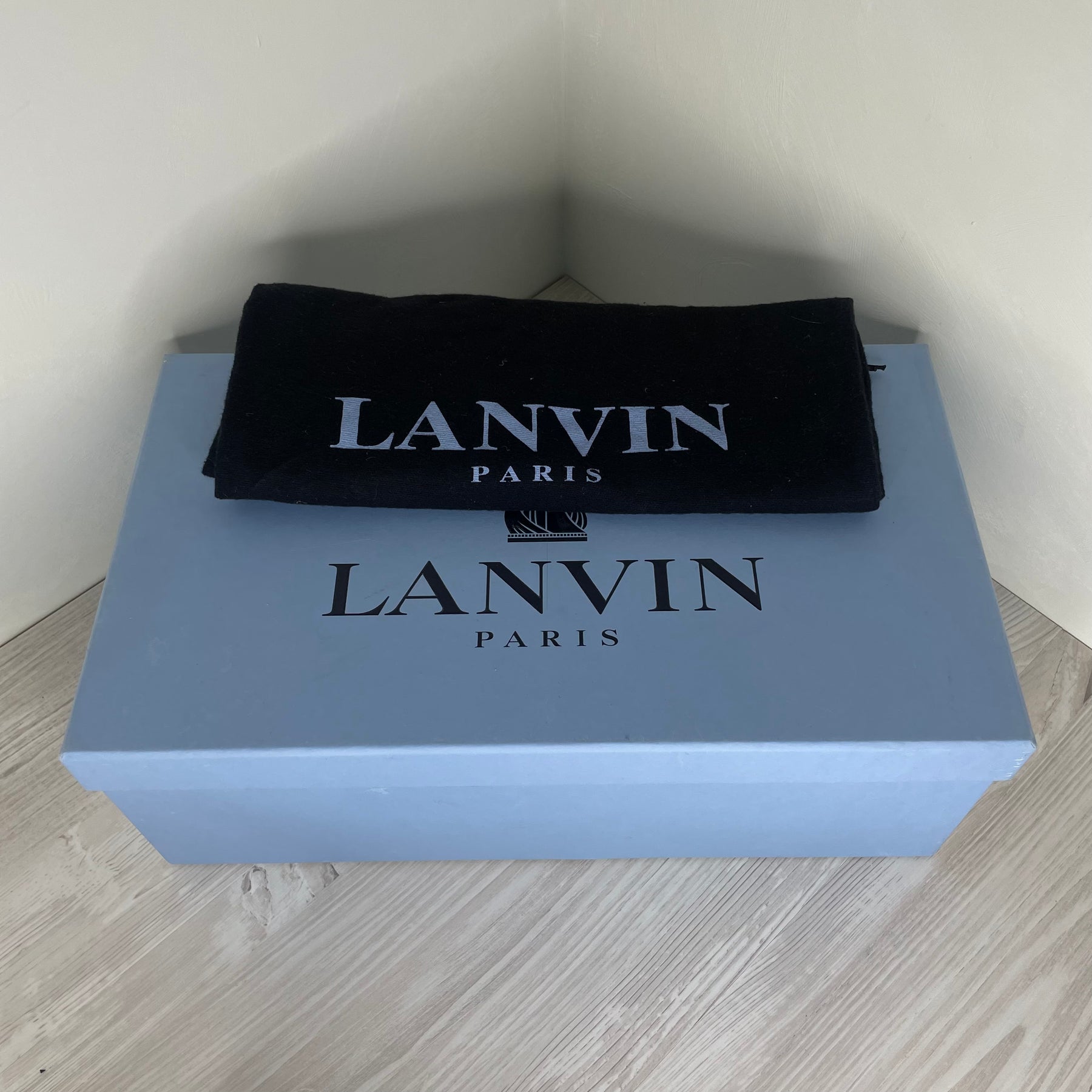Lanvin Sneakers, Herre 'Lyse Grå' Lak Toe (40)