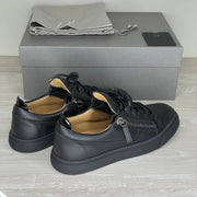 Giuseppe Zanotti, 'Black Leather' Frankie (40)