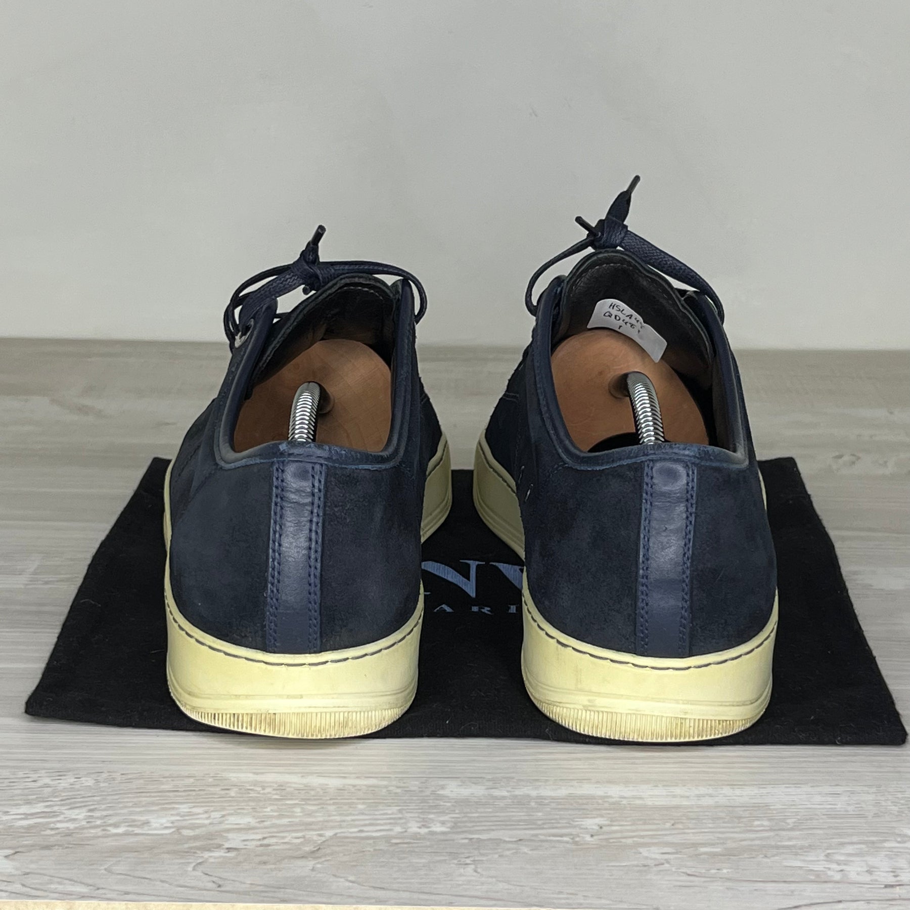 Lanvin Sneakers, Herre ‘Navy Blue’ Lak Toe (45)
