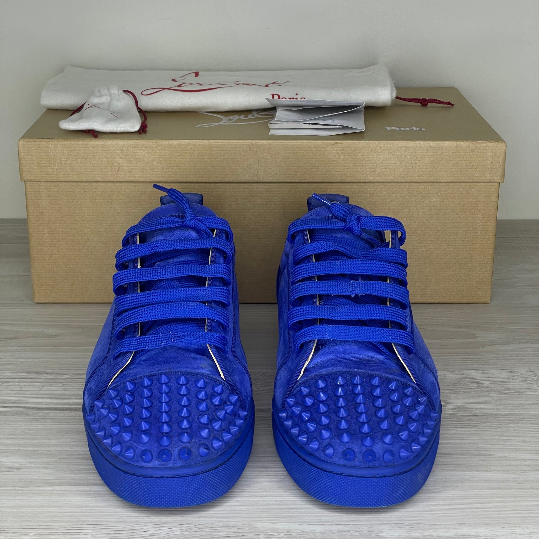 Christian Louboutin Sneskers, 'Mogador Mat' Junior Spikes (40)