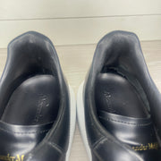 Alexander McQueen Sneakers, Herre 'Black Leather' Oversized  (44.5)