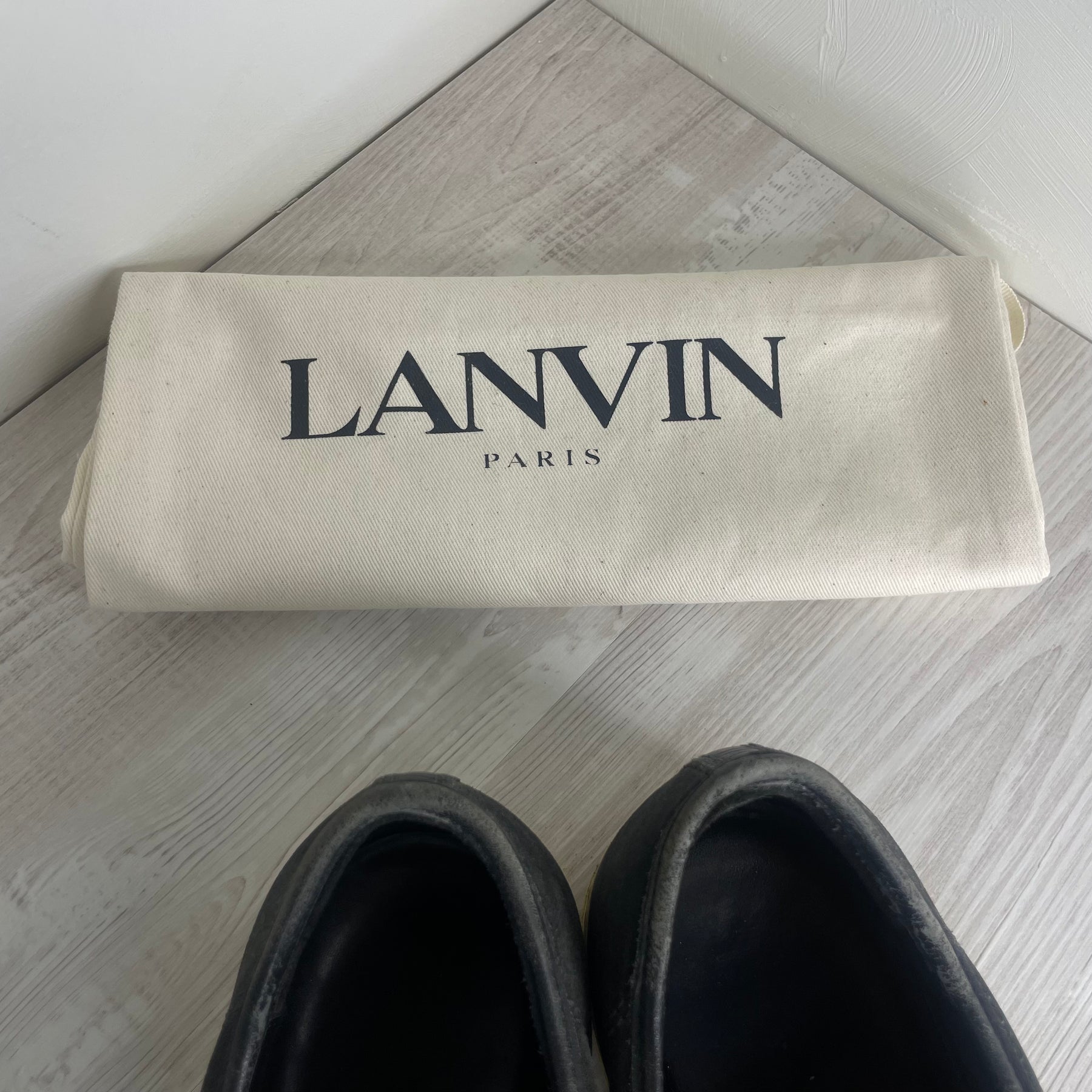 Lanvin Sneakers, Grey Suede 'Mat Toe' (43)