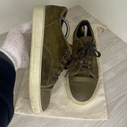 Lanvin Sneakers, Herre 'Oliven' Mat Toe (43)