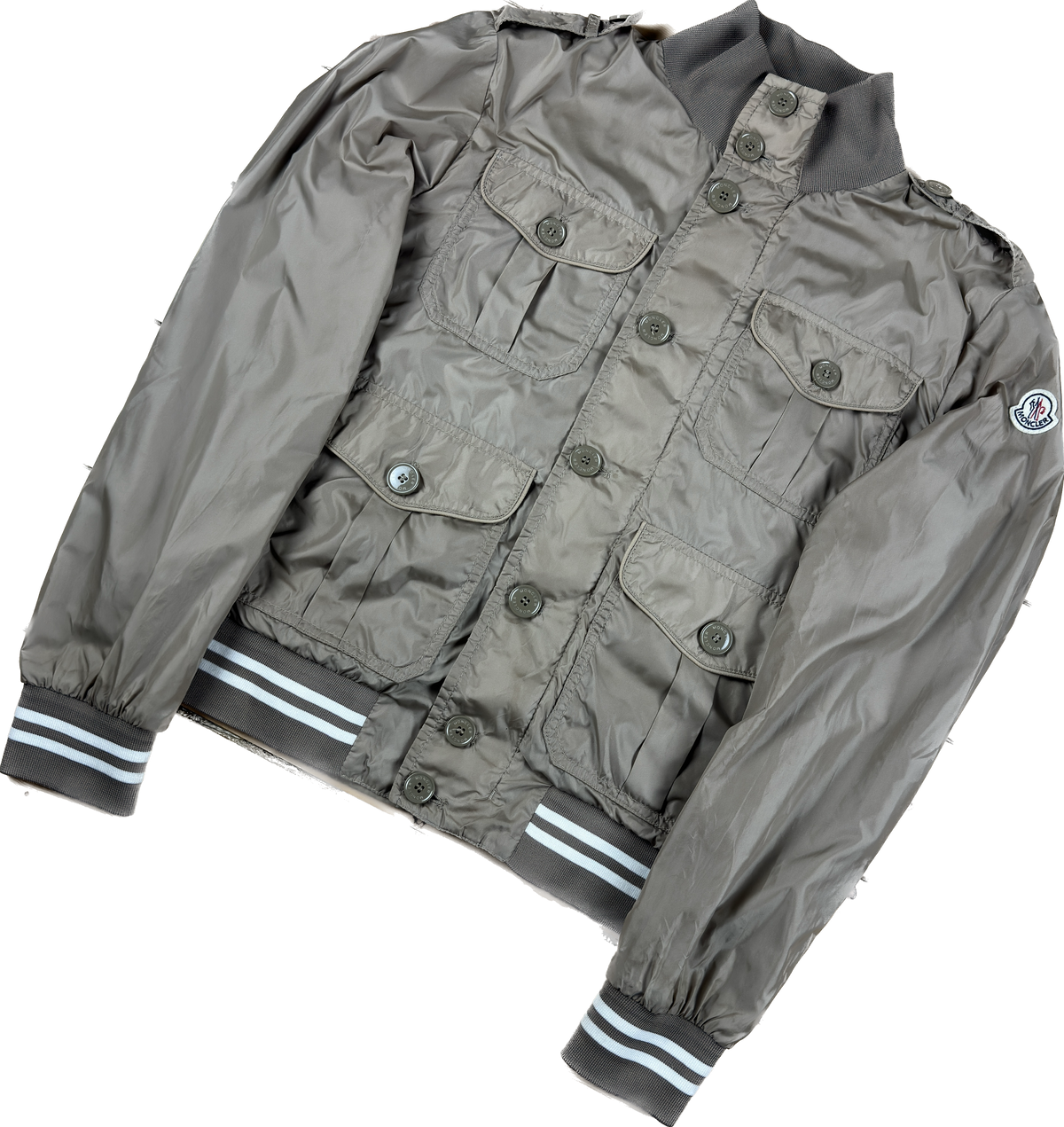 Moncler Vindjakke, Herre 'Grå' Delonix (M1)