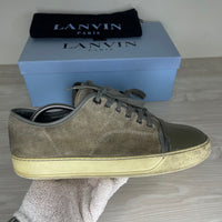 Lanvin Sneakers, 'Grey Suede' Lak Toe (41)