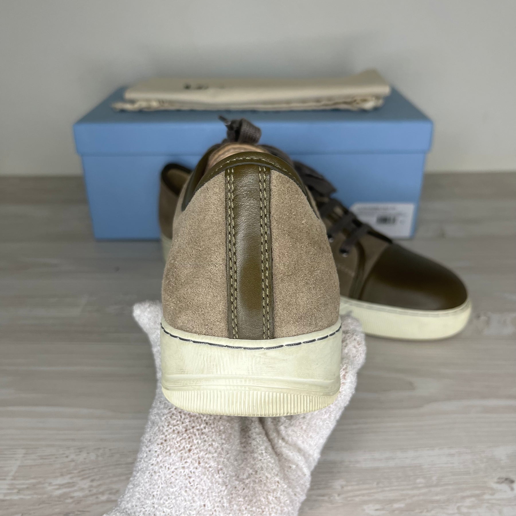 Lanvin Sneakers, Herre ‘Brun’ Mat Toe (44)