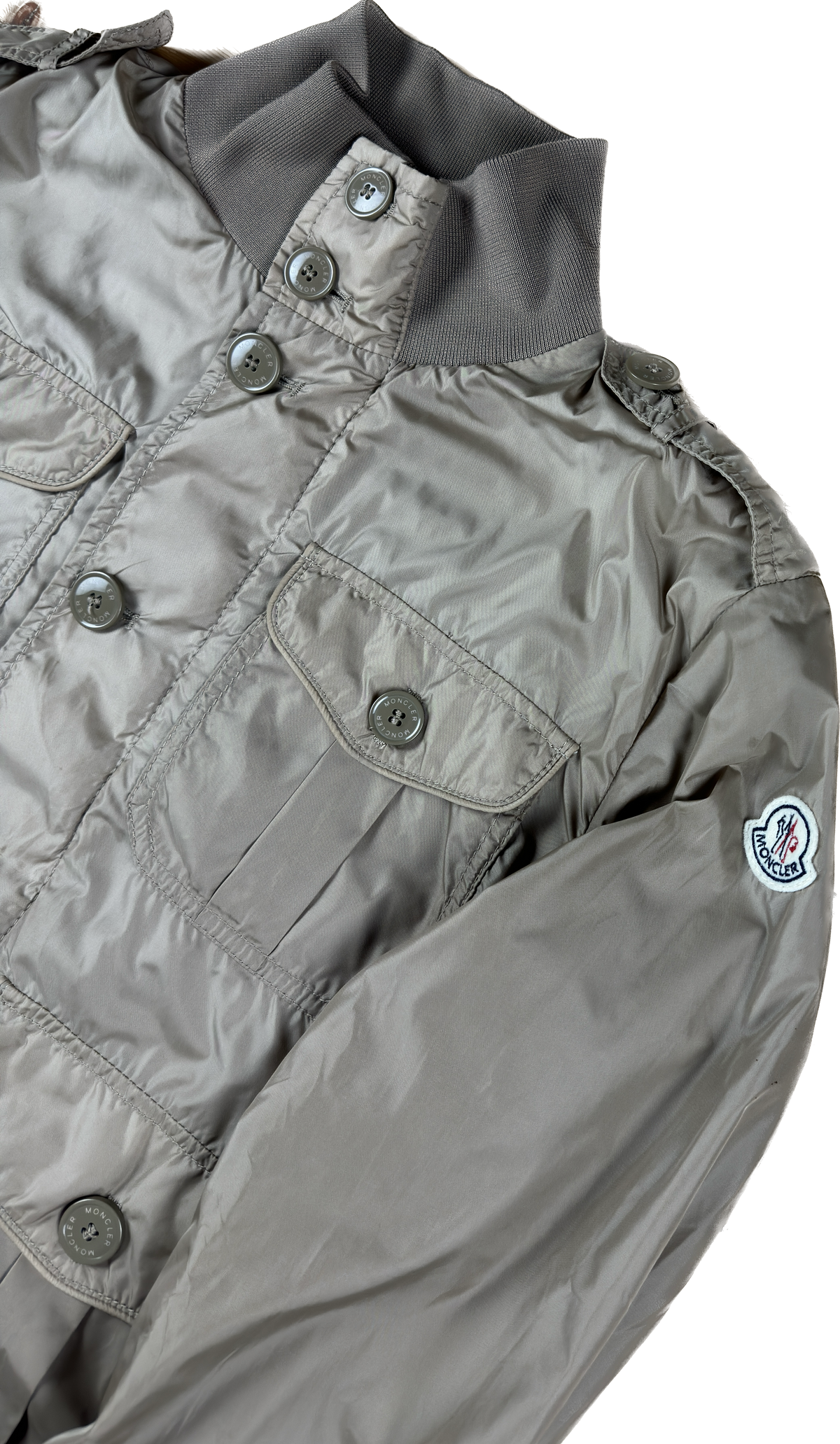 Moncler Vindjakke, Herre 'Grå' Delonix (M1)