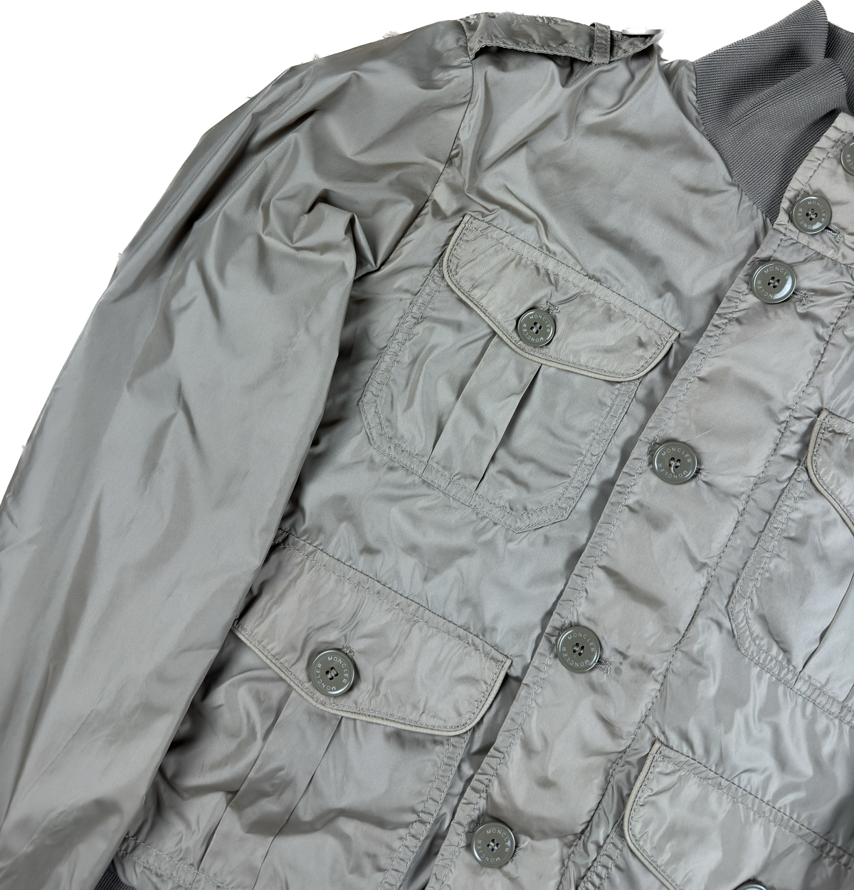 Moncler Vindjakke, Herre 'Grå' Delonix (M1)