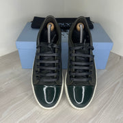 Lanvin Sneakers, Dark Green 'Lak Toe' (40)