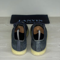 Lanvin Sneakers, 'Navy Suede' Lak Toe (42)