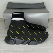 Balenciaga Sneakers, 'Neon Logo' Speed Trainer (42)