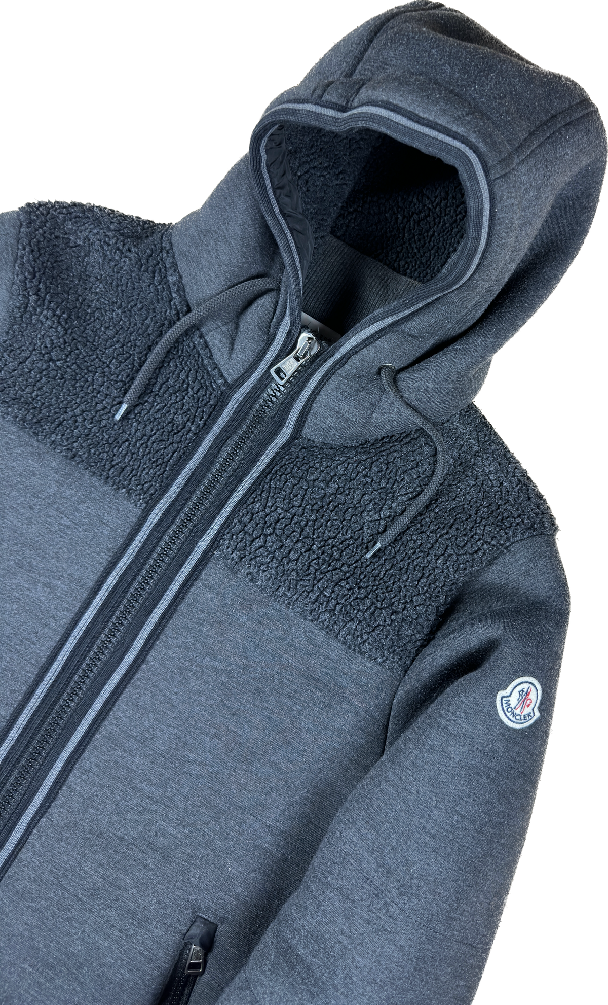 Moncler Cardigan, Herre 'Mørke Blå' (Medium)